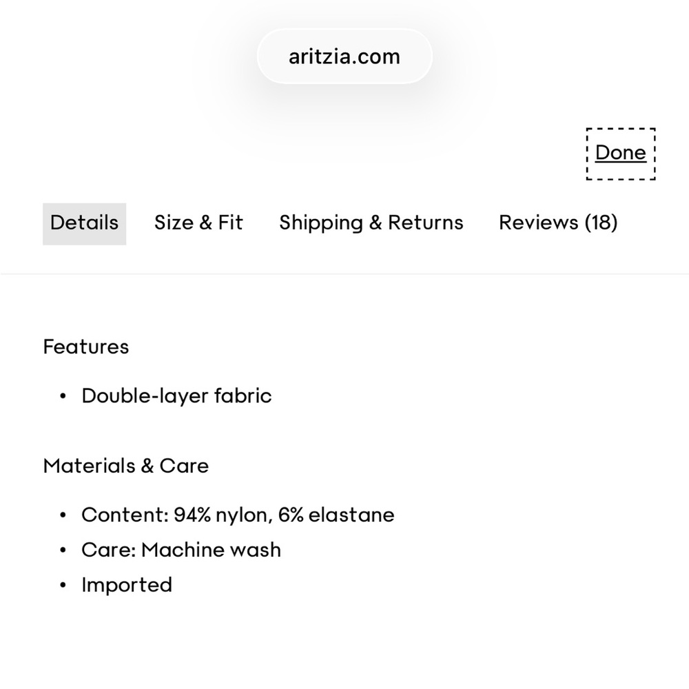 Aritzia Babaton Contour Racer Tank - Picture 6 of 6